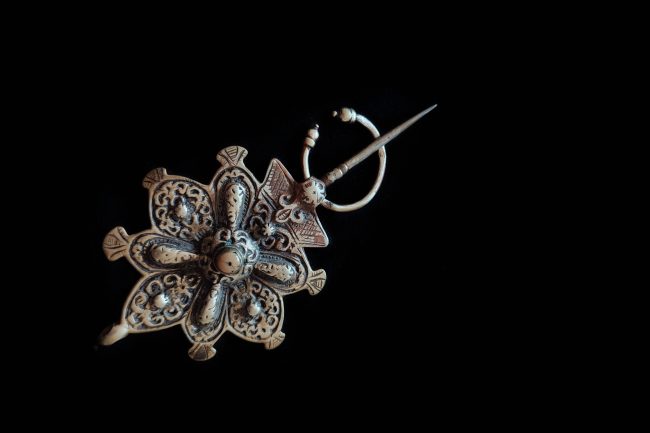 Antique Moroccan silver and coral fibula, onthewaytojalalabad, antique moroccan jewelry